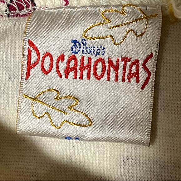 Vintage 90's Disney Pocahontas All Over Print Bodysuit - Picture 12 of 15